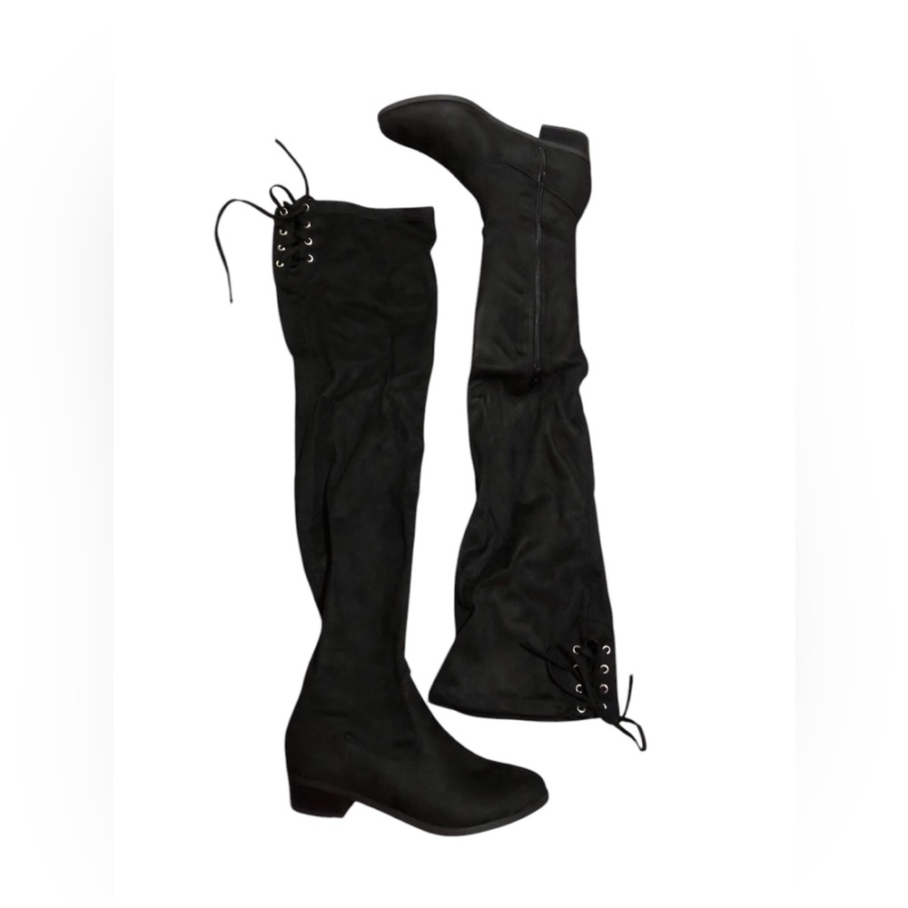 JUST FAB Over the knee high boots